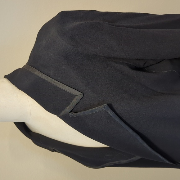 YSL black dressy wool open jacket size 44 - Picture 2 of 10